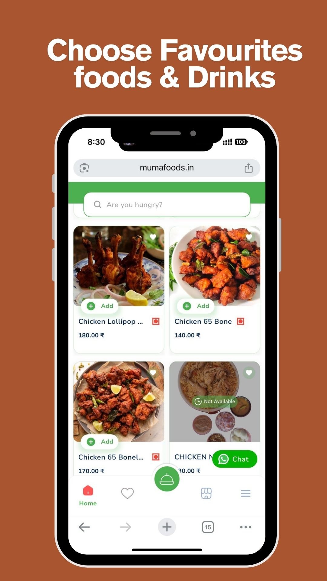 Muma Foods App - Screen 3